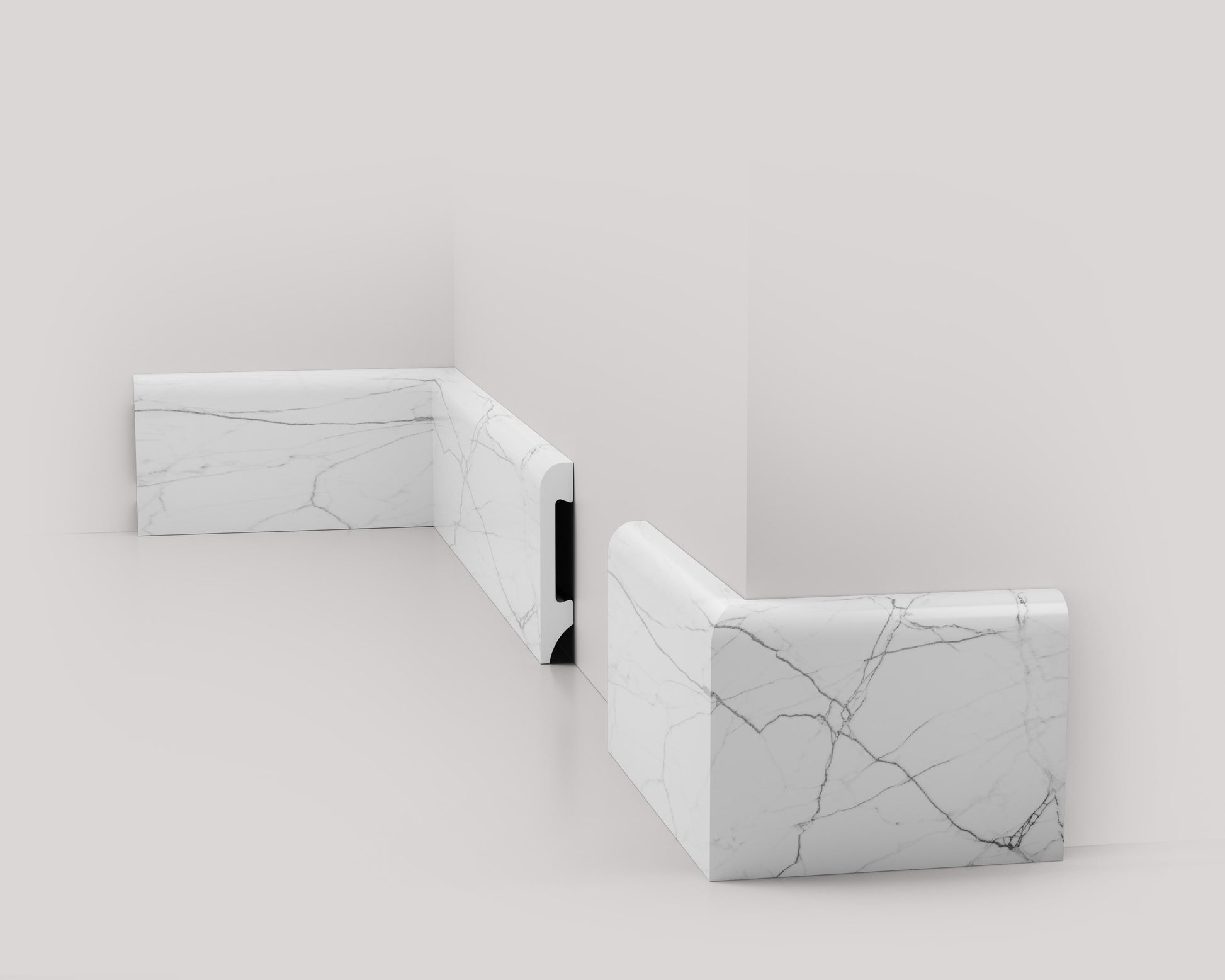 Hd Skirting Color Selection - Efetto Marmo Jt1137 - Battiscopa 2000x85x14 Mm - Tutti i Modelli - Ard – immagine 5