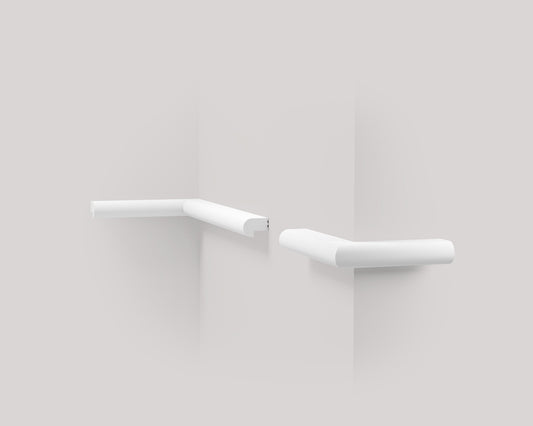 Le Boiserie - Cornici a Parete Jx109 - Bianco 2000x34x25x18x10mm - Ard – immagine 2