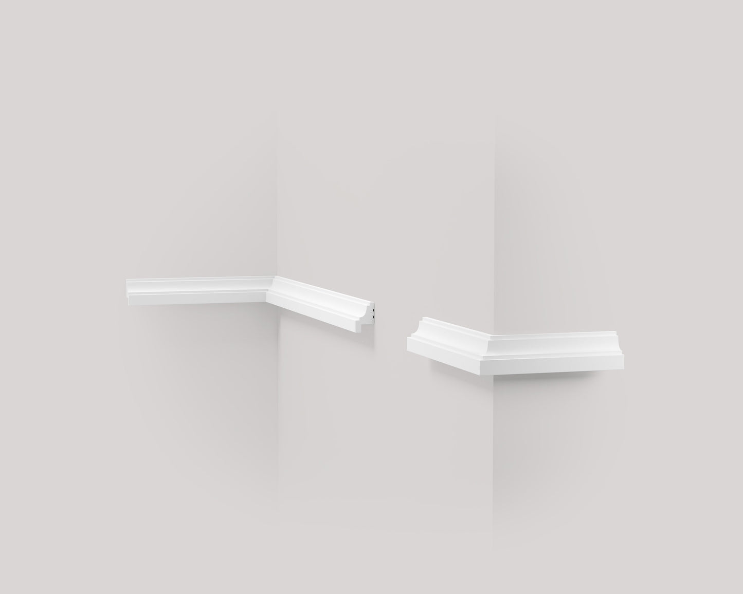 Le Boiserie - Cornici a Parete Jx110 - Bianco 2000x28x18x12x6mm - Ard – immagine 2