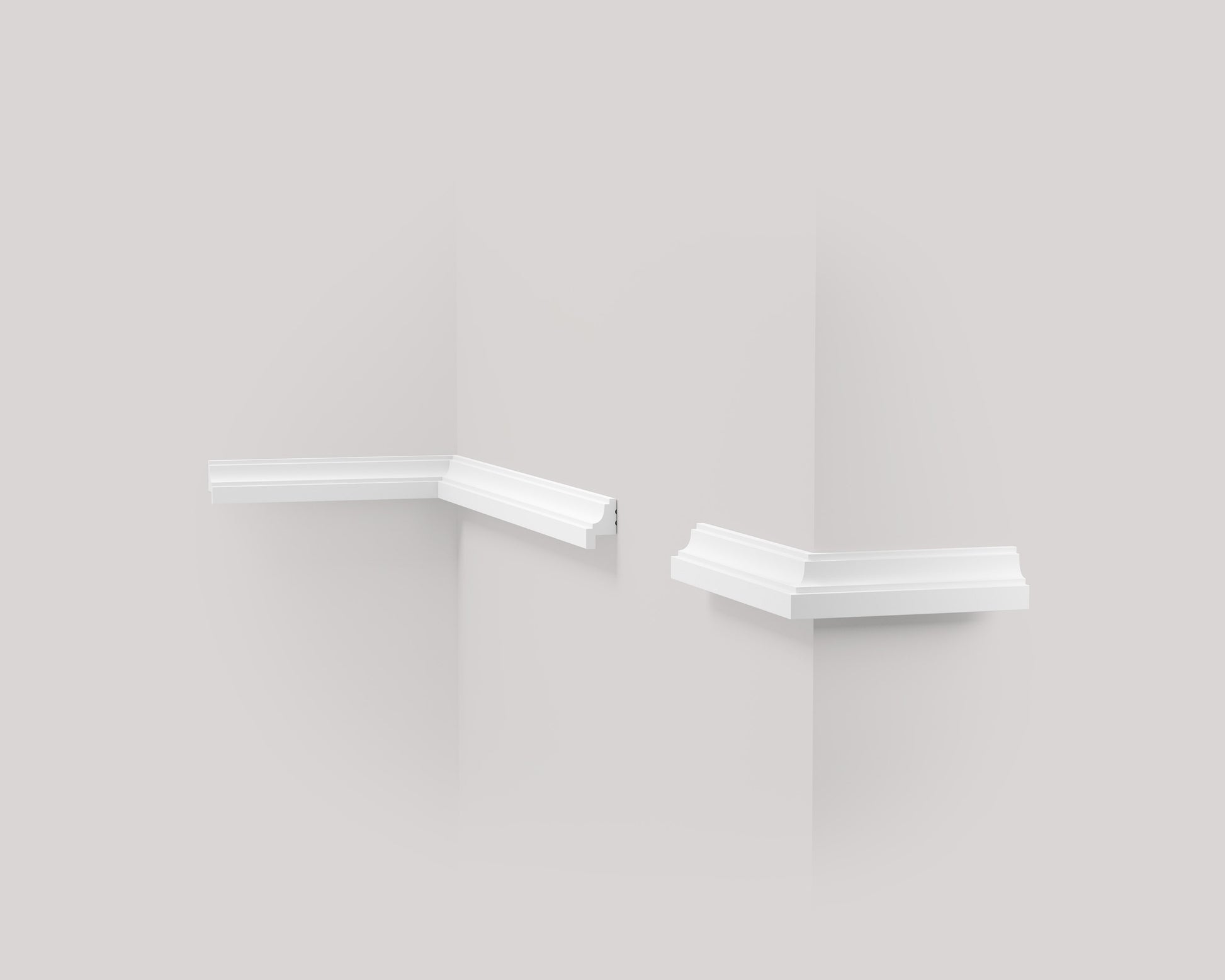 Le Boiserie - Cornici a Parete Jx110 - Bianco 2000x28x18x12x6mm - Ard – immagine 2