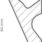 Serie F-led - Cornici a Soffitti con Predisposizione per Led - Jx256 2000x64x38 Mm - Ard