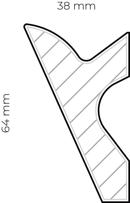 Serie F-led - Cornici a Soffitti con Predisposizione per Led - Jx256 2000x64x38 Mm - Ard