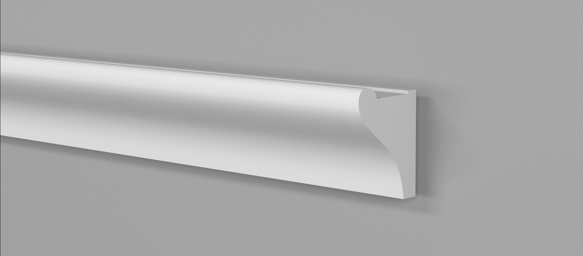 Wall Moulding - Cornici in Polimeri - Profilo Jx69 2000x26x19 Mm - Ard – immagine 3