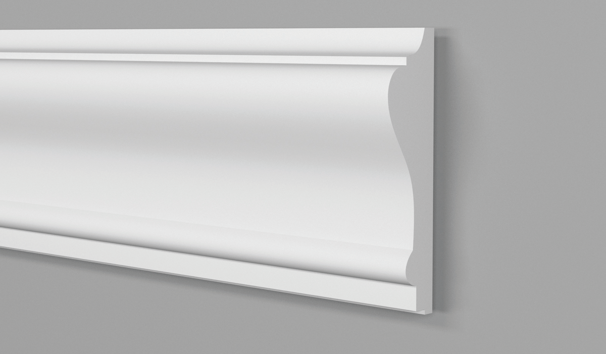 Wall Moulding - Cornici in Polimeri - Profilo Jx72 2000x60x20 Mm - Ard
