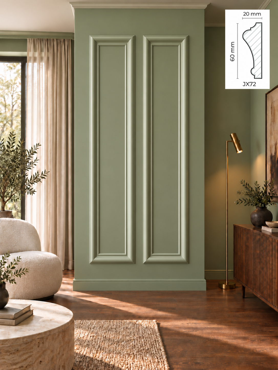 Boiserie Venezia 3 JX72 – ambientazione