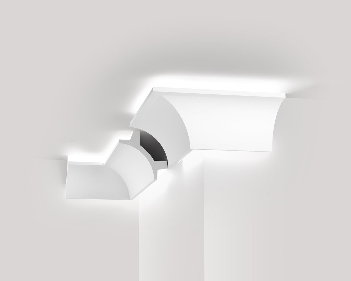 Serie F-led - Cornici a Soffitti con Predisposizione per Led - Jx87 2000x90x90 Mm - Ard