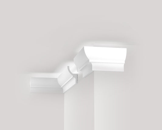 Serie F-led - Cornici a Soffitti con Predisposizione per Led - Jx90 2000x70x40 Mm - Ard