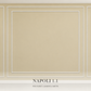 Boiserie Napoli 1B con profilo CW10 – parete decorata