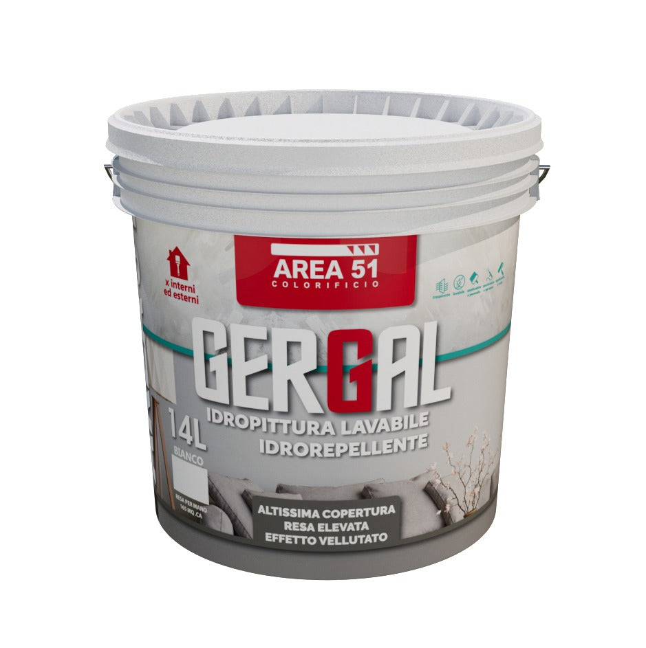 GERGAL – Idropittura Trasparente per Interni ed Esterni Area 51