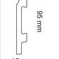 HD SKIRTING T62 - BATTISCOPA 2 METRI 2000x95x15 mm - ARD