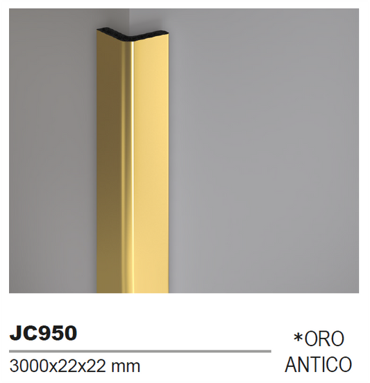 ANGLES - PROFILO ANGOLARE JC950 ORO ANTICO - EFFETTO LEGNO - ARD
