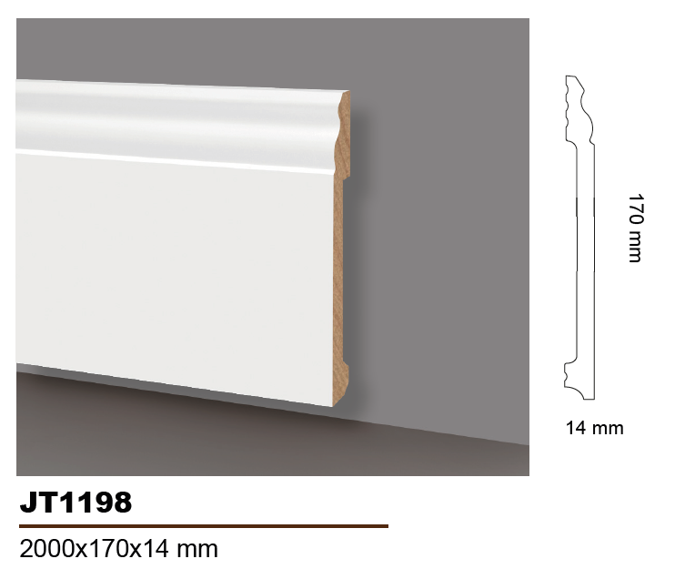 HD SKIRTING COLOR SELECTION JT1198  - BATTISCOPA 2000x170x14mm - ARD