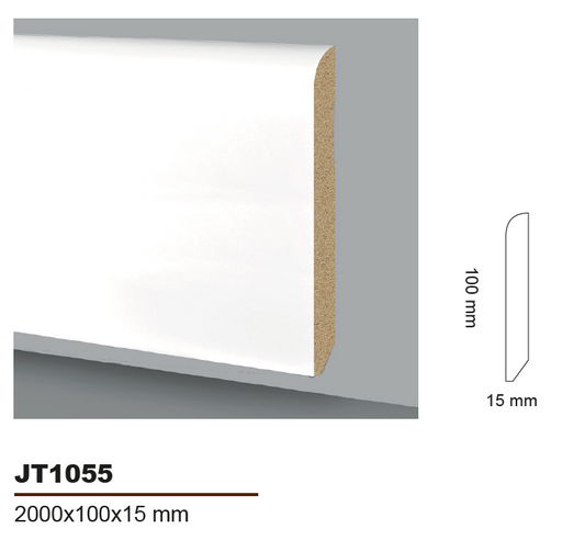HD SKIRTING COLOR SELECTION - JT1055 - BATTISCOPA 2000x100x15 mm - ARD