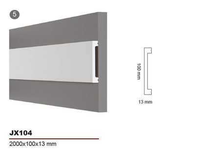 LE BOISERIE PLUS - CORNICE A PARETE - JX104 - ARD