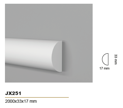 PILASTER TORUS - CORNICI A PARETE PER PORTE ED INFISSI -  JX251/253 - ARD