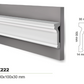 DOOR MOUDLING - KIT PORTE PRE-TAGLIATI - DIVERSE DIMENSIONI - PROFILO JX222 - ARD