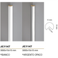 ANGLES - PROFILO ANGOLARE JC1147 - COLORE BIANCO/ARGENTO OPACO -  3000x15x15 mm  - ARD