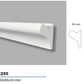 SERIE F-LED - CORNICI A SOFFITTI CON PREDISPOSIZIONE PER LED - JX255 2000x56x34 mm - ARD