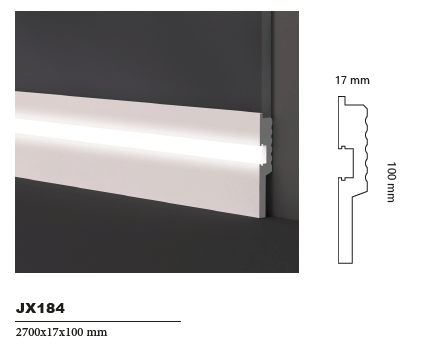 Z-LIGHTING - TAGLI E ANGOLI DI LUCE - CORNICI CON LED - JX184 BATTISCOPA CON LED  - ARD