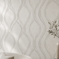 Carta da parati Marburg  Wallcovering - 58229 perla geometrico a raggiera effetto 3D