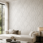 Carta da parati Marburg  Wallcovering - 58229 perla geometrico a raggiera effetto 3D