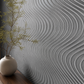 Carta da parati Marburg  Wallcovering - 59819 antracite motivo a onde effetto 3D