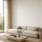 Carta da parati Marburg  Wallcovering - 59806 avorio motivo a onde effetto 3D