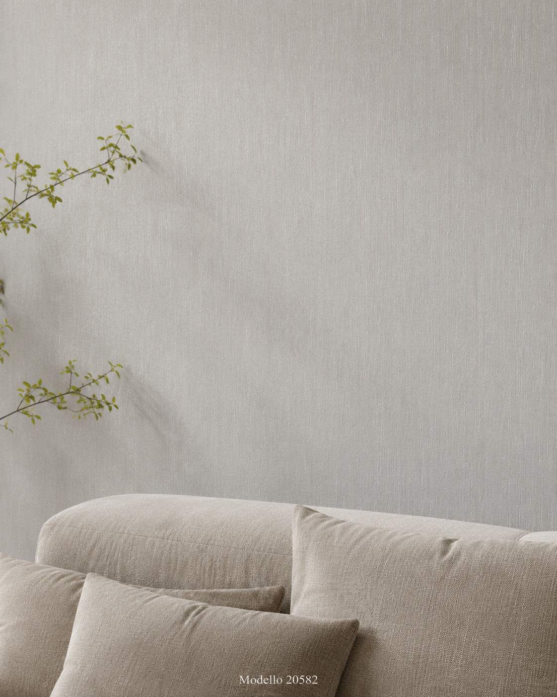 Carta da parati Marburg  Wallcovering - 20582 grigio chiaro effetto tessuto