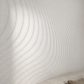 Carta da parati Marburg  Wallcovering - 59821 bianco motivo a onde effetto 3D
