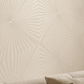 Carta da parati Marburg  Wallcovering - 54408 panna geometrico raggiato effetto 3D