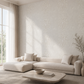 Carta da parati Marburg  Wallcovering - 54430 bianco perla damascato barocco con cristalli in rilievo