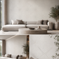 Carta da parati Marburg  Wallcovering - 54410 bianco geometrico a stella effetto 3D