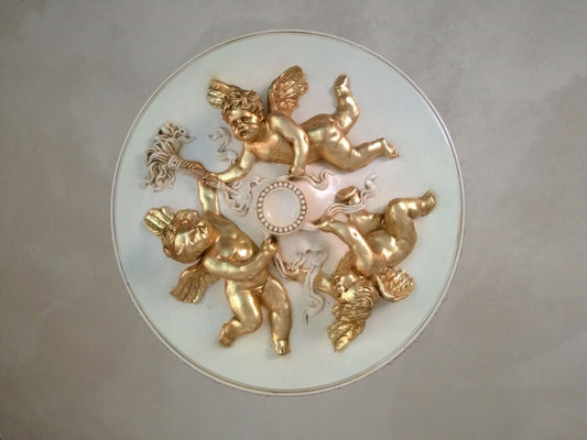 ROSONE IN GESSO (D171)