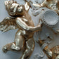 ROSONE IN GESSO (D171)