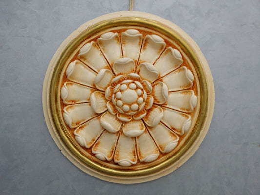 ROSONE IN GESSO (D304)