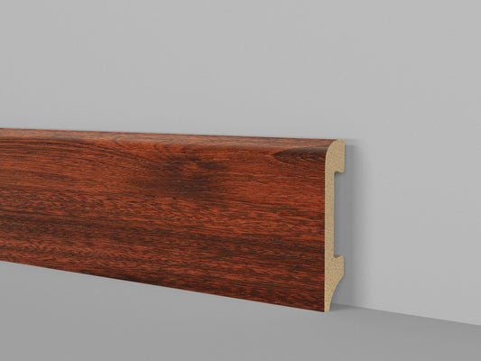 HD SKIRTING - COLOR SELECTION JC818 MOGANO - BATTISCOPA 2000x75x14 mm - ARD