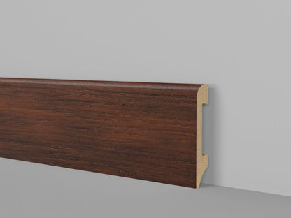 HD SKIRTING - COLOR SELECTION JC818 NOCE - BATTISCOPA 2000x75x14 mm - ARD