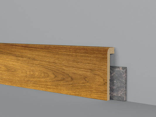HD SKIRTING - COLOR SELECTION JC999 ROVERE CALDO - COPRI BATTISCOPA 2000X100X25 mm  - TUTTI I COLORI - ARD