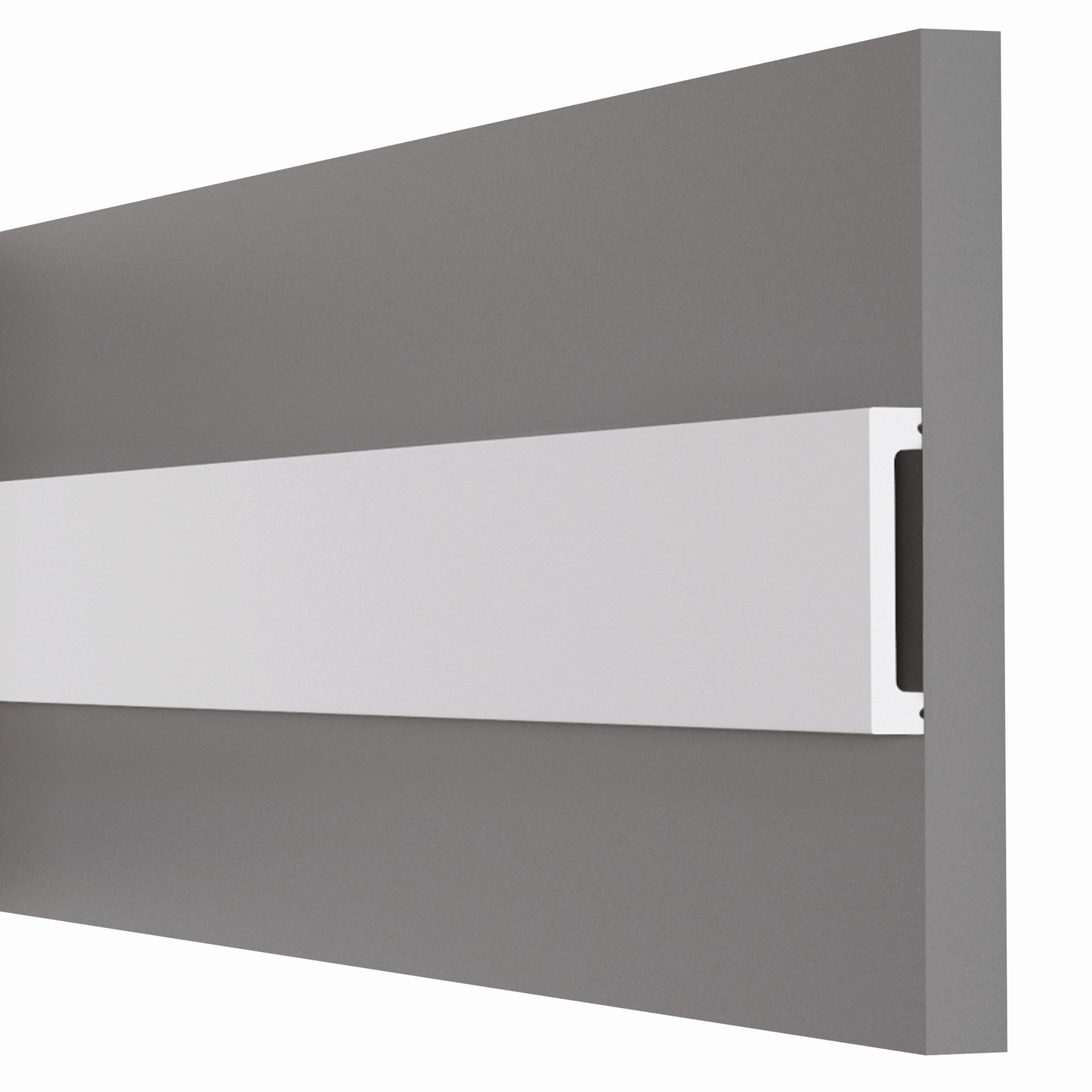 LE BOISERIE  - Cornici a parete JX105 | Bianco - 2000x75x13mm - ARD