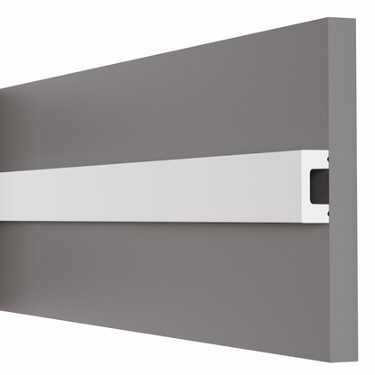 LE BOISERIE  - Cornici a parete JX108 - Bianco - 2000x50x20mm - ARD