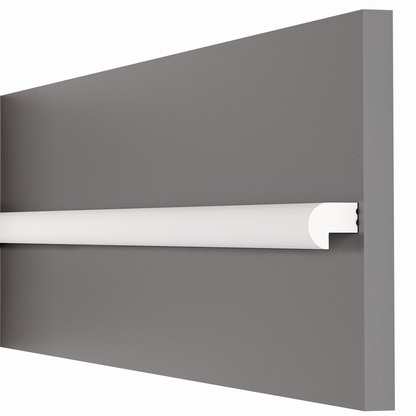 LE BOISERIE  - Cornici a parete JX109 - Bianco 2000x34x25x18x10mm - ARD